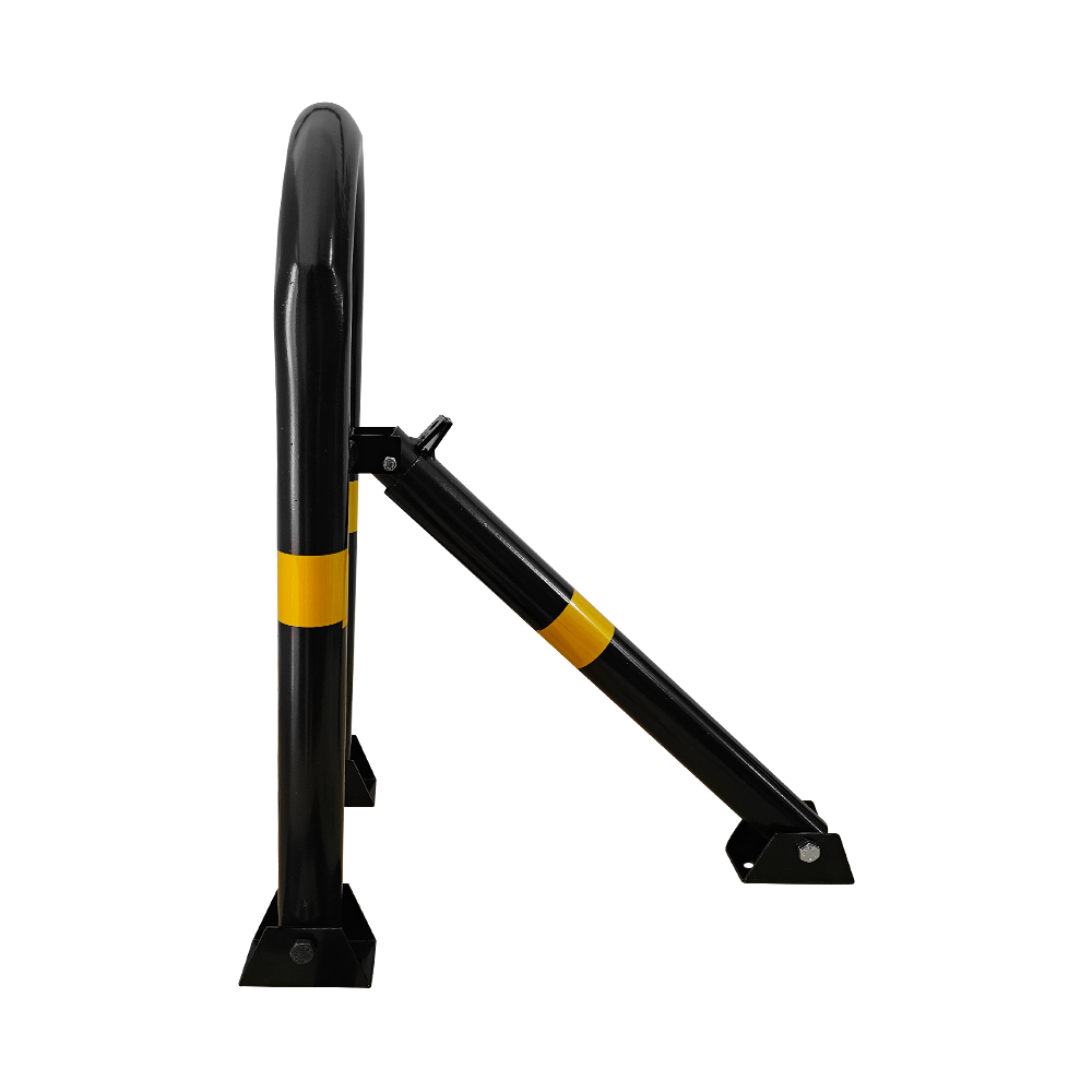 Kilitli Otopark Direği Destekli 62 cm, Yatar U Tip Park BariyeriLocking Parking Posts