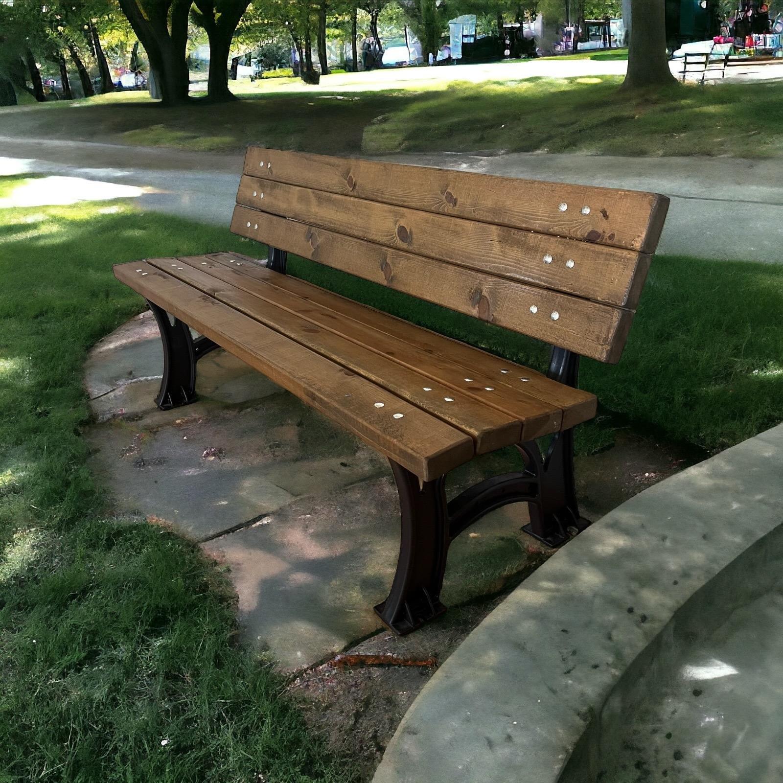 Kompozit Oturma Bankı – Dış Mekân İçin Dayanıklı Park BankıKent Ekipmanları