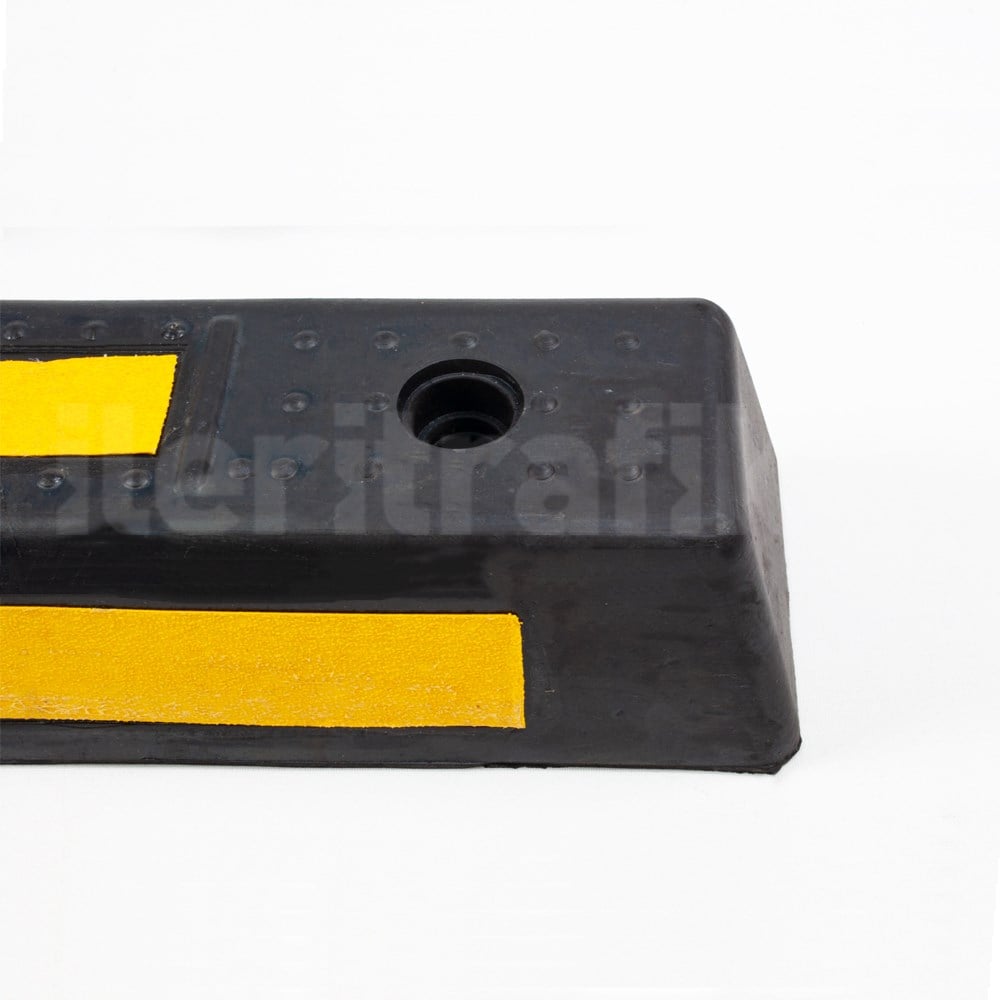Oto Park Araç Durdurucu Kauçuk Stoper 74x15x10 cm 2 Adet Set 