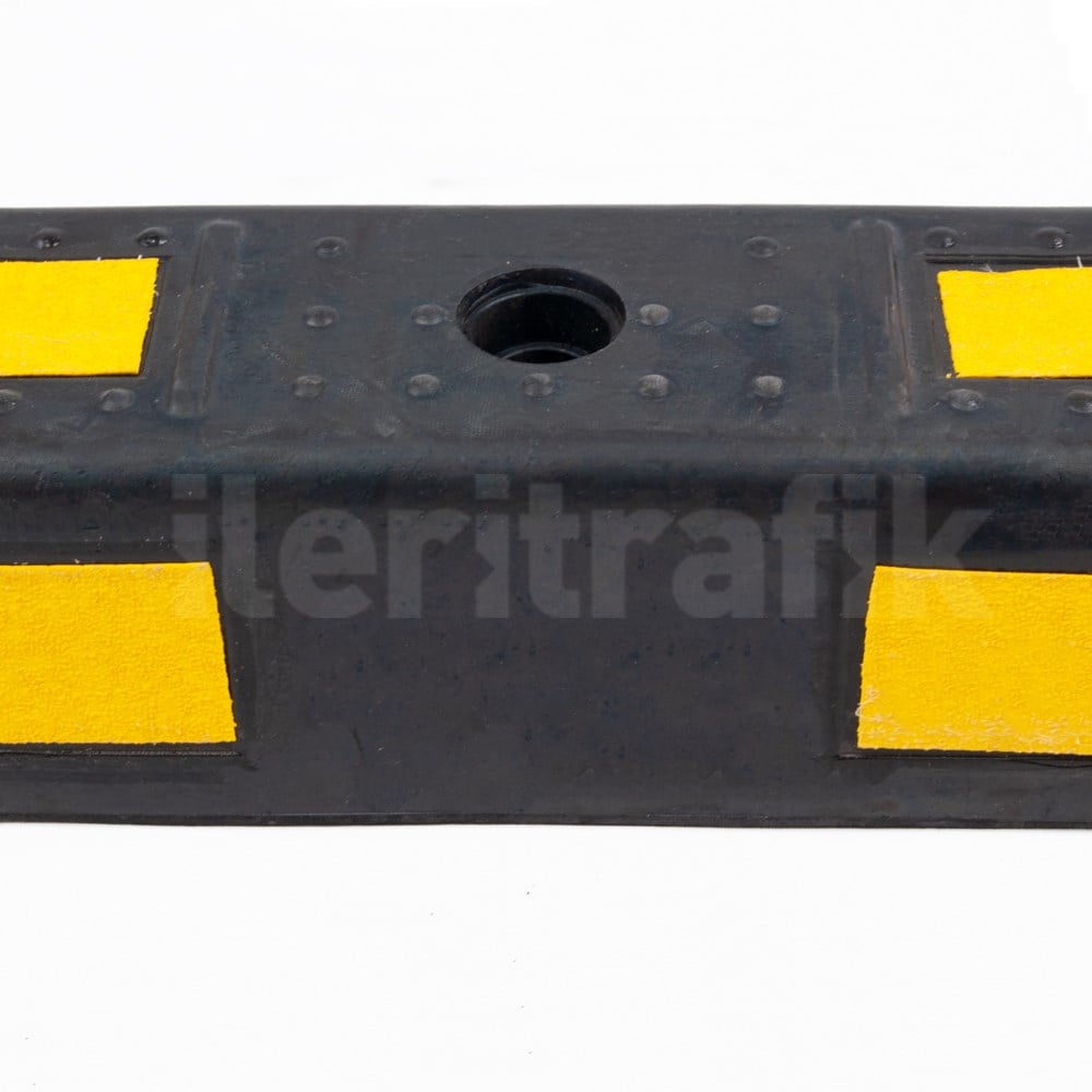 Oto Park Araç Durdurucu Kauçuk Stoper 74x15x10 cm 2 Adet Set 