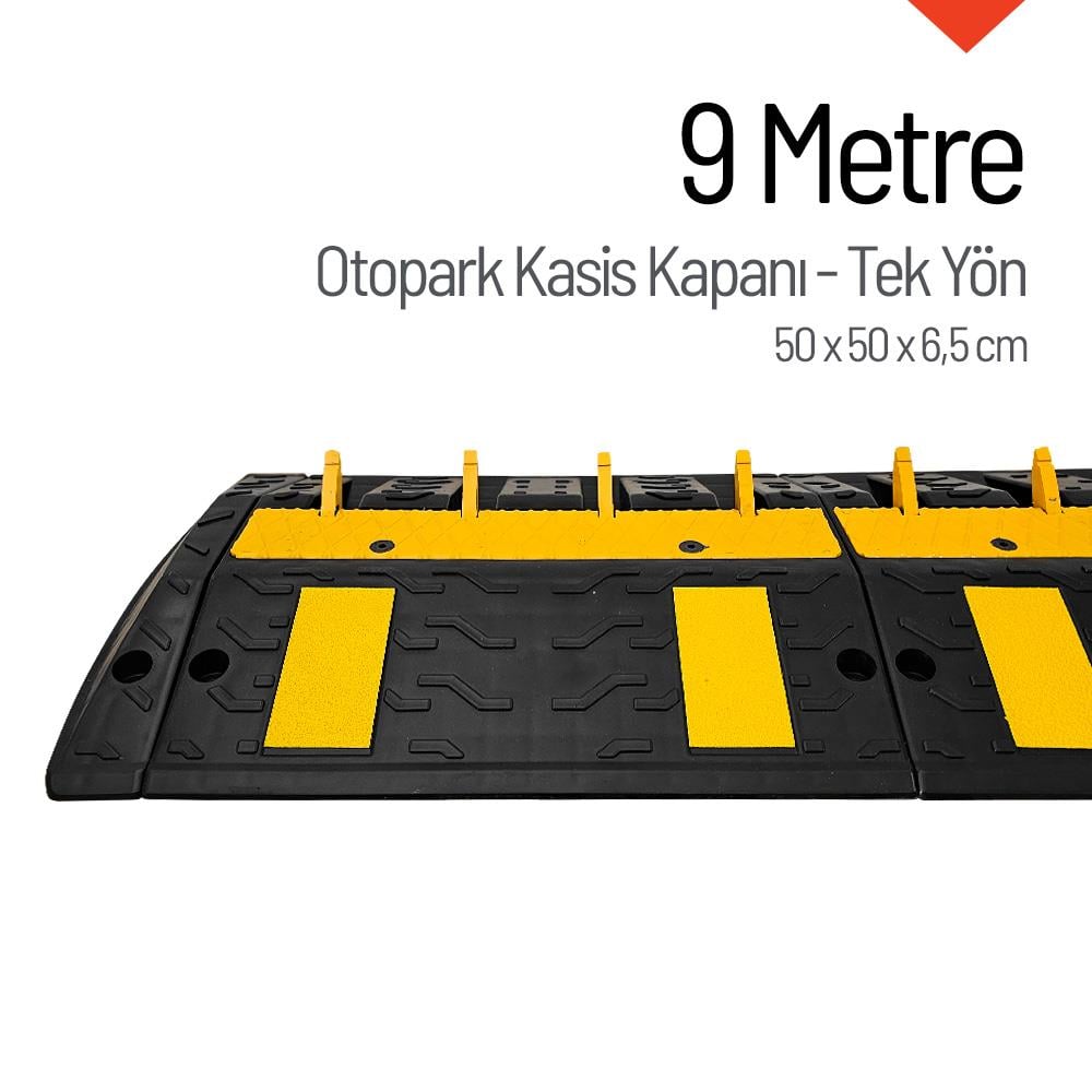 Otopark Kasis Kapanı - Tek Yön - 9 MetreKapanlı Yol Kasisi Setleri