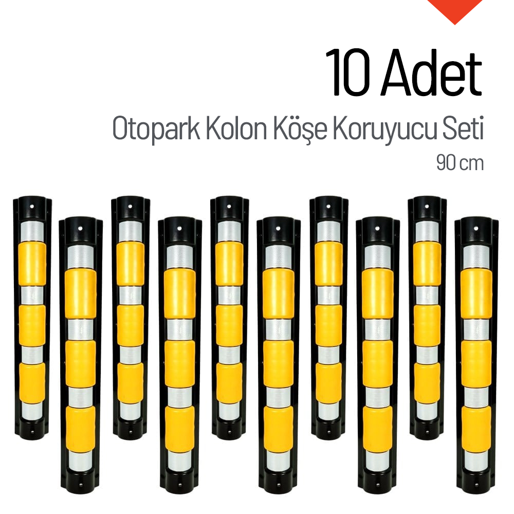 Otopark Kolon Köşe Koruyucu 10`lu SetColumn Protectors