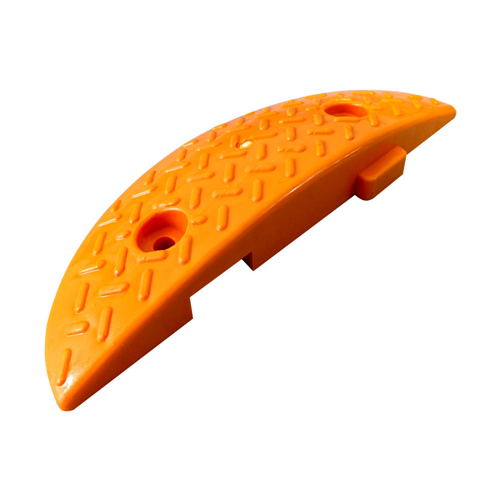 Oval Hız Kesici Kapağı, Yol Kasisi Kapağı 10 x 25 x 5 cm SarıPlastik Yol Kasisi