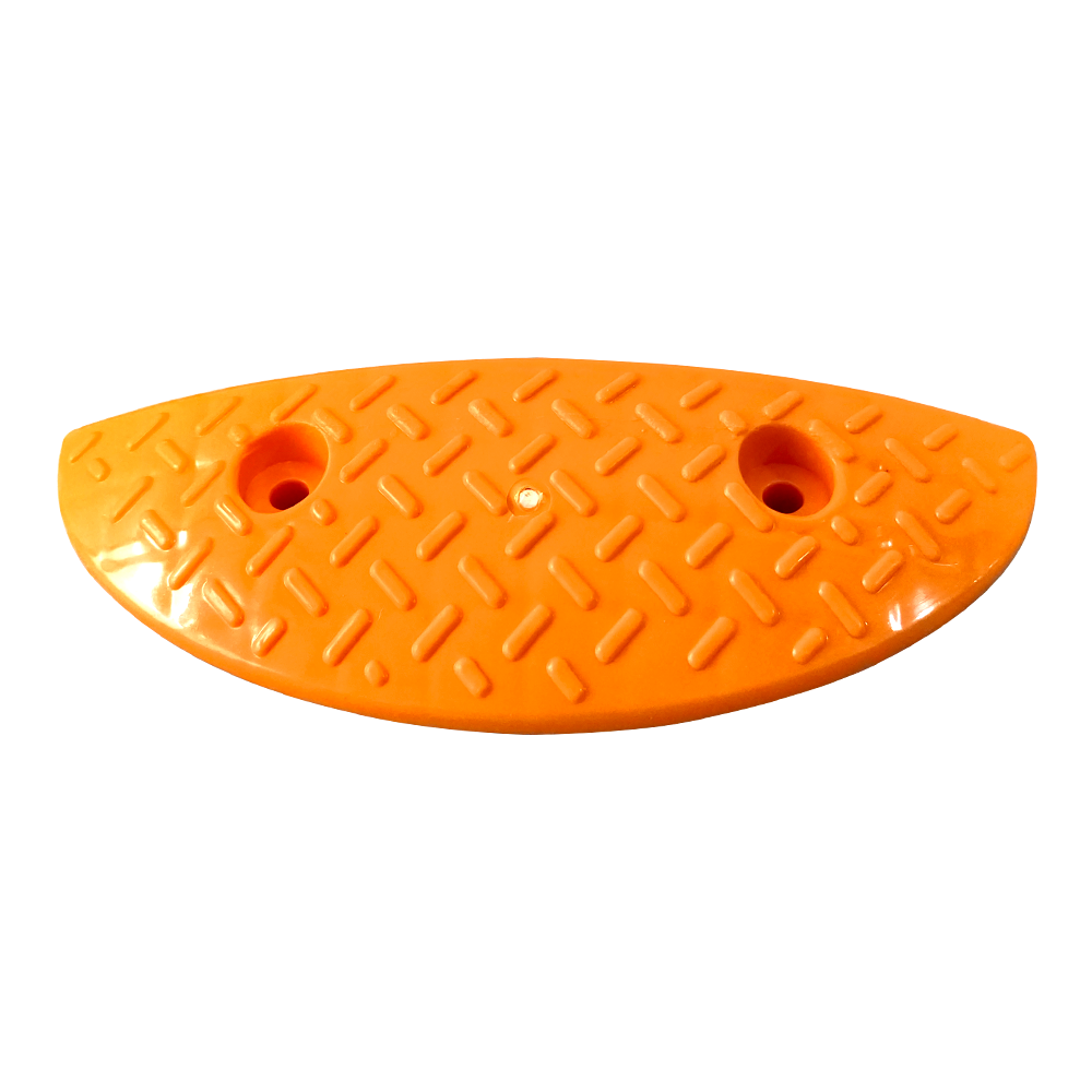 Oval Hız Kesici Kapağı, Yol Kasisi Kapağı 10 x 25 x 5 cm SarıPlastik Yol Kasisi