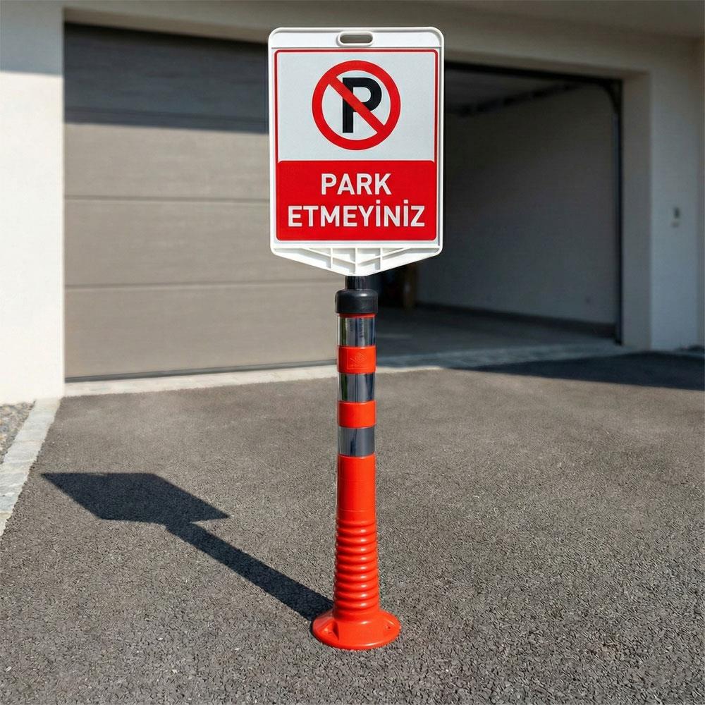 Park Etmeyiniz Uyarı Levhalı Delinatör SetiDelinatör Seti