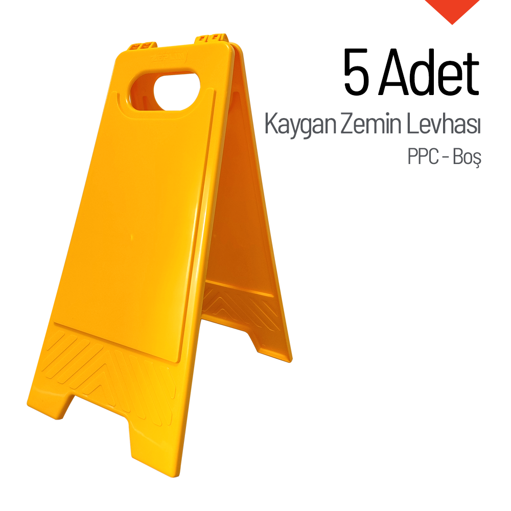 PPC Kaygan Zemin Levhası Boş 5'li SetLevhalar