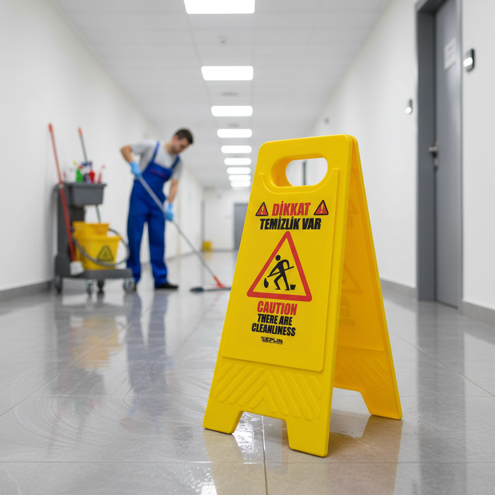 PPC Temizlik Var Levhası 5'li SetLevhalar