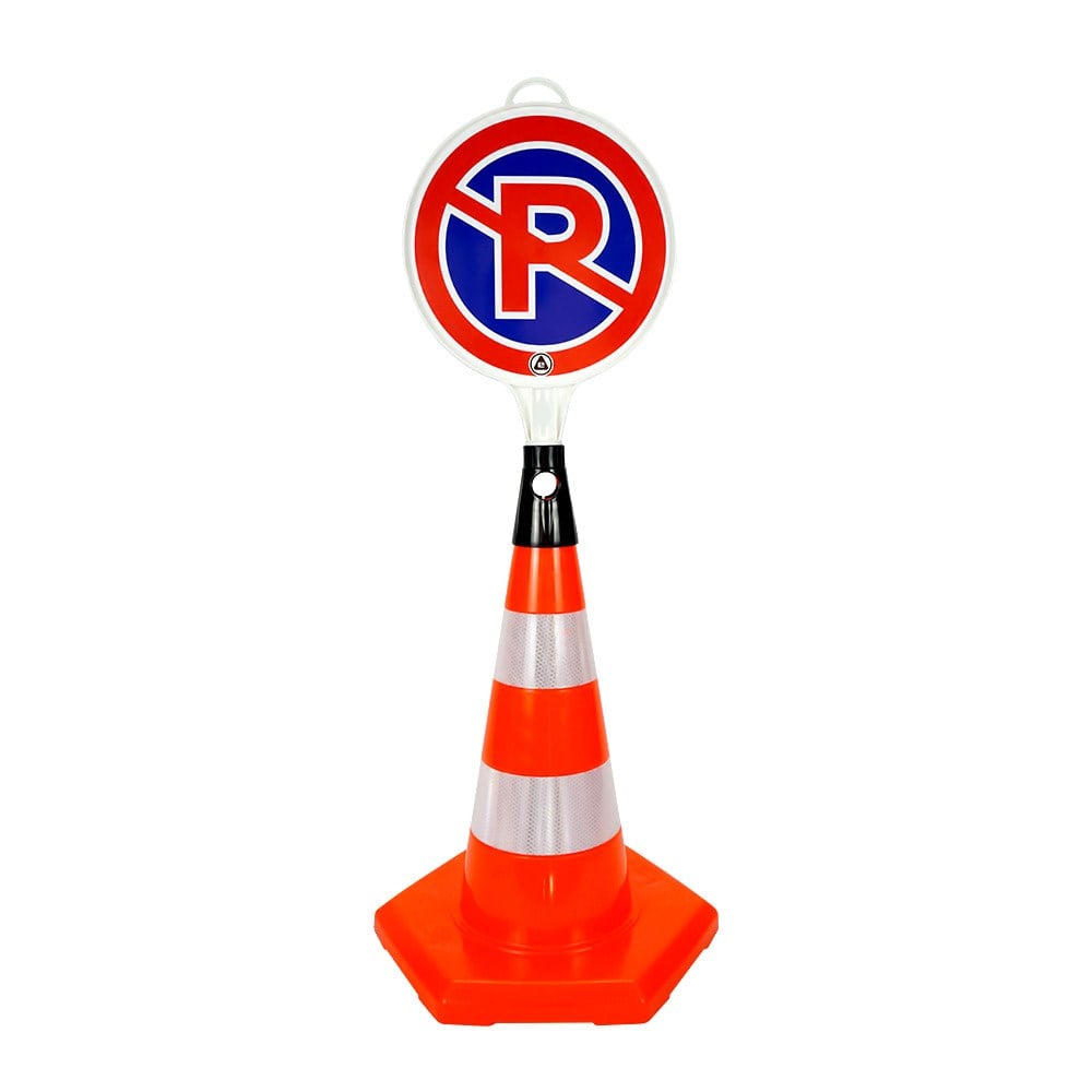 PVC Trafik Konisi 50 cm Reflektifli 6 Kenar Trafik Dubası