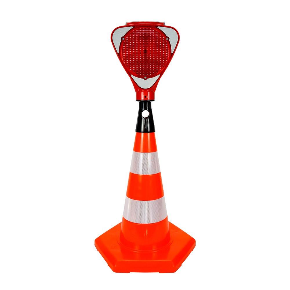 PVC Trafik Konisi 50 cm Reflektifli 6 Kenar Trafik Dubası