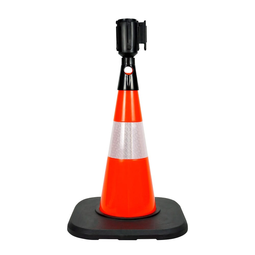 PVC Trafik Konisi 50 cm Reflektifli Ağırlıklı Trafik Dubası