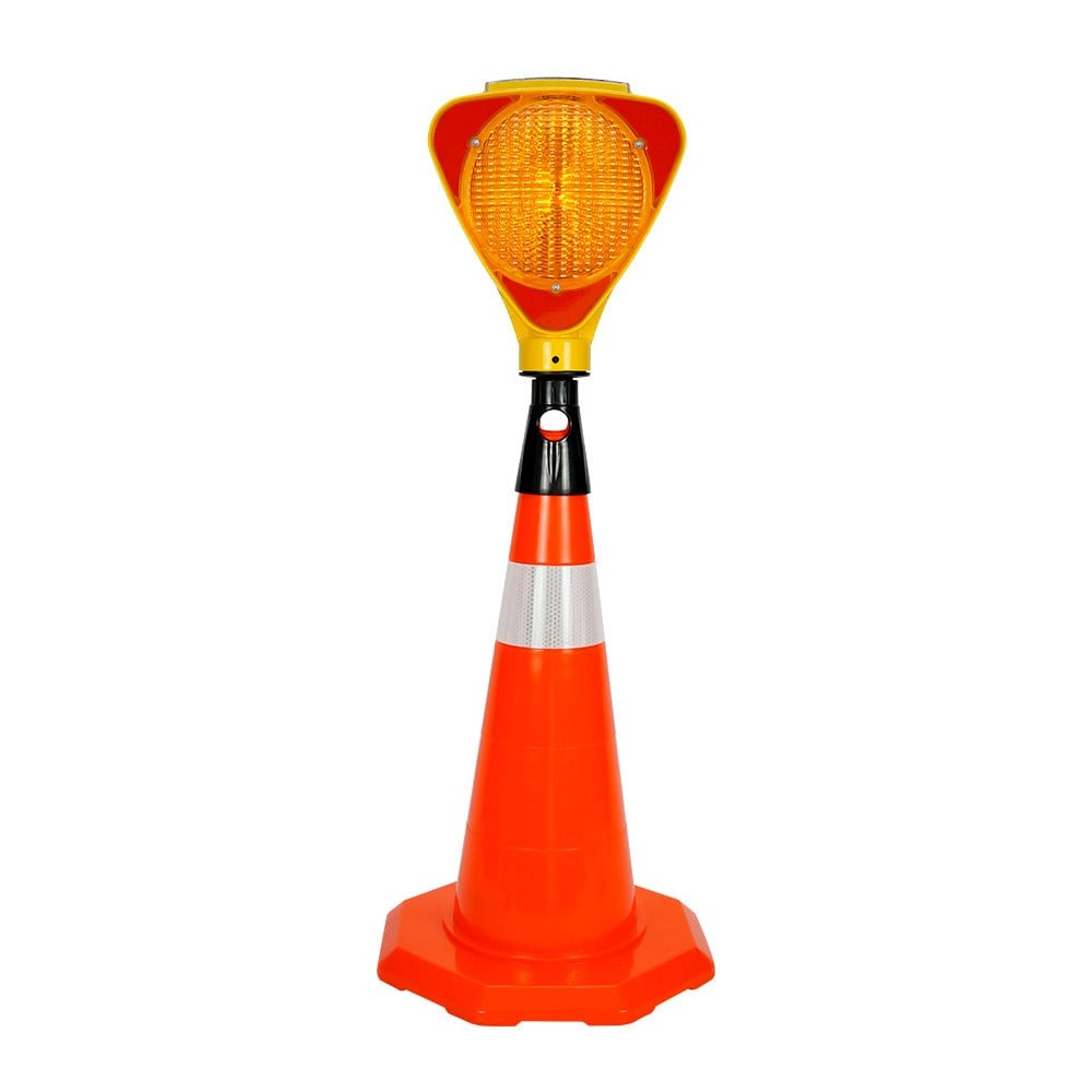 PVC Trafik Konisi 52 cm Tek Reflektifli Trafik Dubası