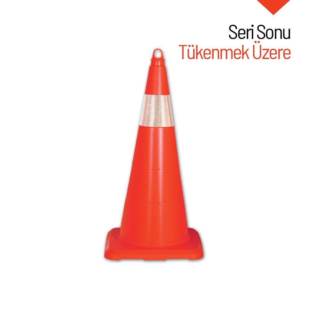 PVC Trafik Konisi 75 cm Trafik Dubası