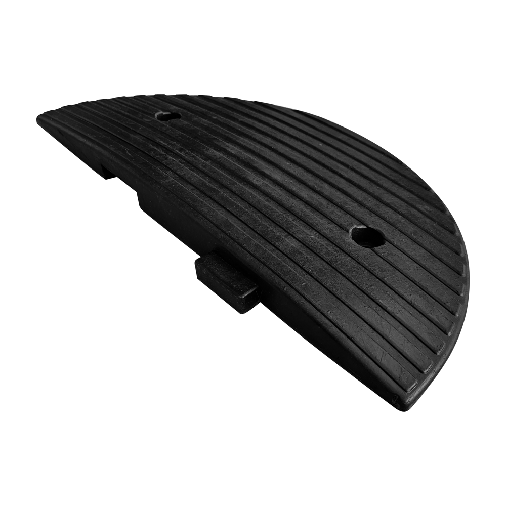 Reflektifli Kauçuk 4 Bantlı Hız Kesici Kapağı, Yol Kasisi 50 x 30 x 4 cmKauçuk Yol Kasisi