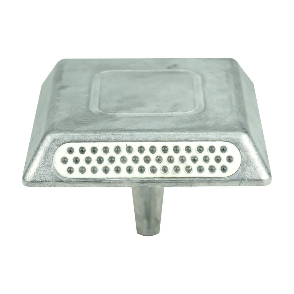 Rotlu Alüminyum Yol Butonu 10x10x2 cmYol Butonu Metal