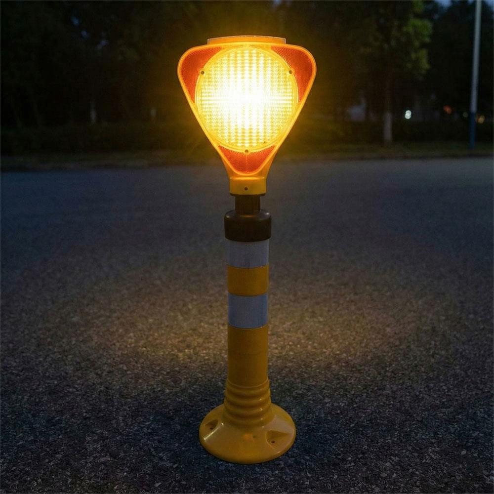 Solar Flaşörlü Ledli Lamba SarıSolar Flaşörler