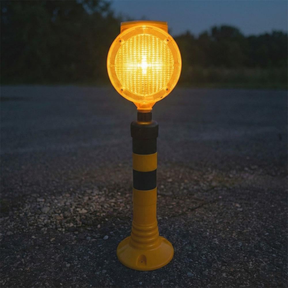 Solar Yuvarlak Flaşörlü Delinatör Seti SarıDelinatör Seti