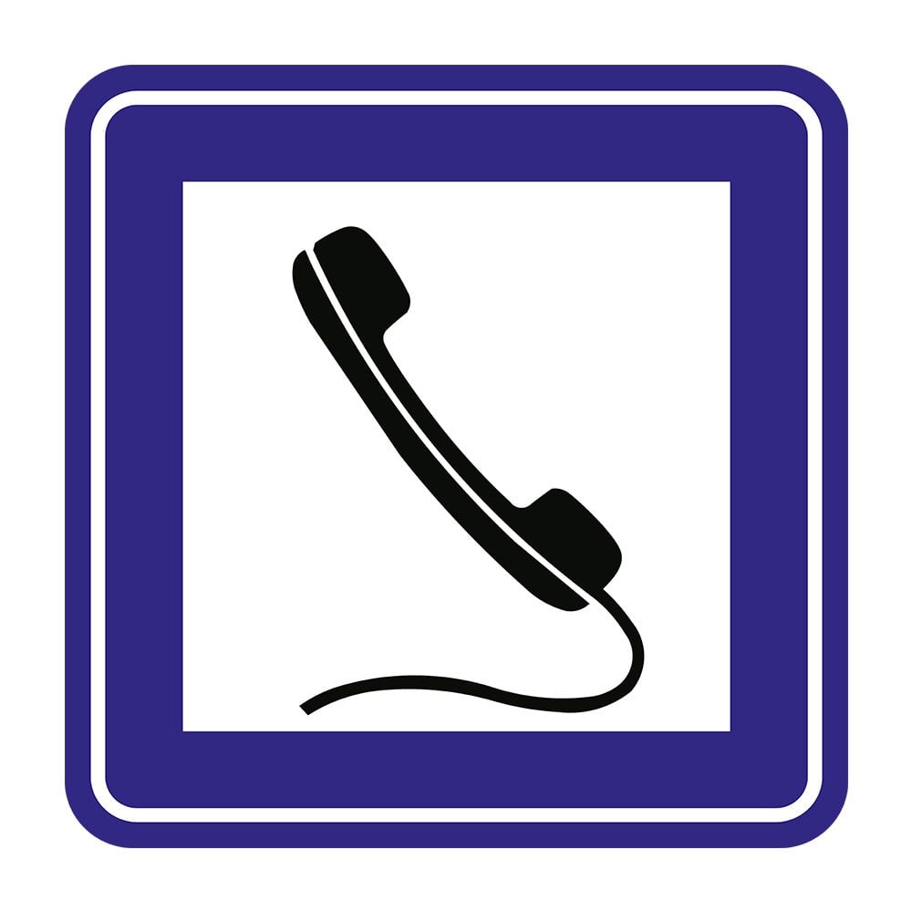 Telefon Levhası B-25Bilgi İşaretleri