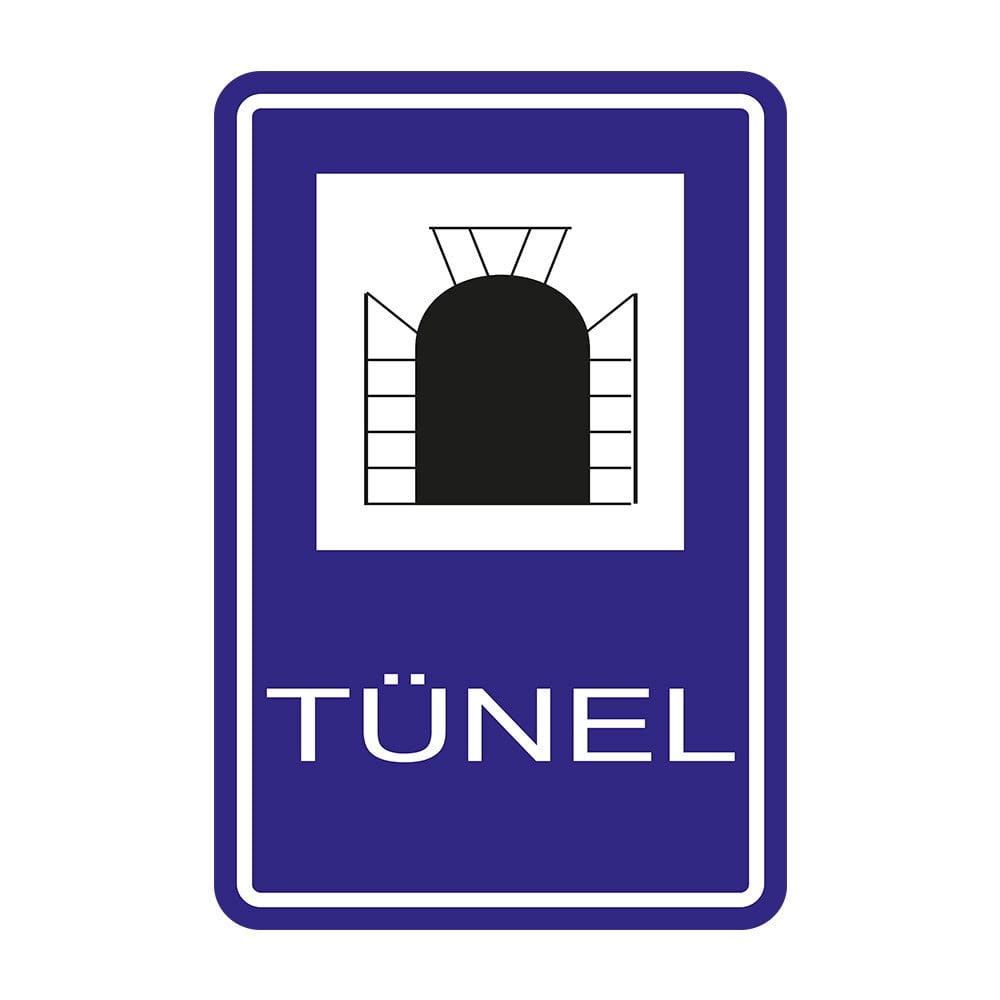 Tünel Levhası B-49Bilgi İşaretleri