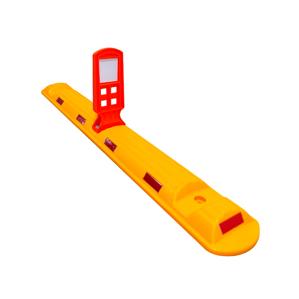 Uyarı Levhalı Şerit Düzenleme Butonu 120x15x28 cmPlastik Şerit Düzenleme