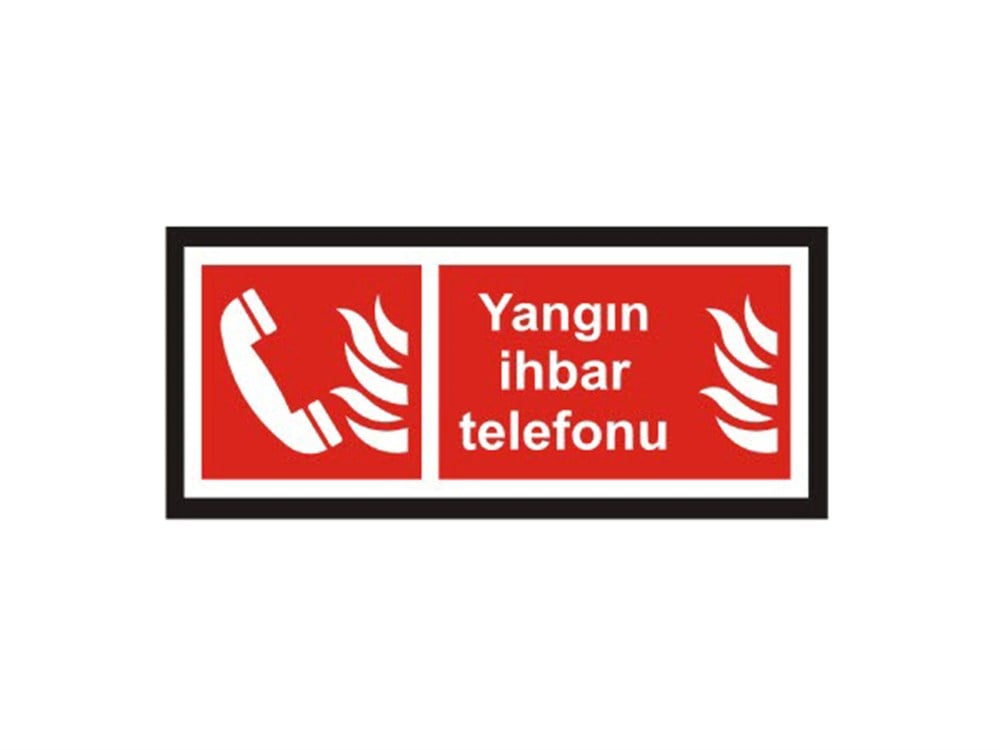 Yangın İhbar Telefonu Fotolümenli