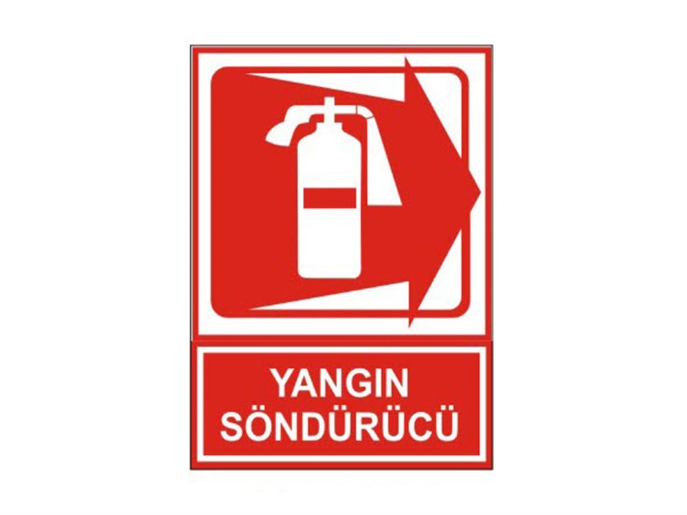 Yangın Söndürücü Levhası