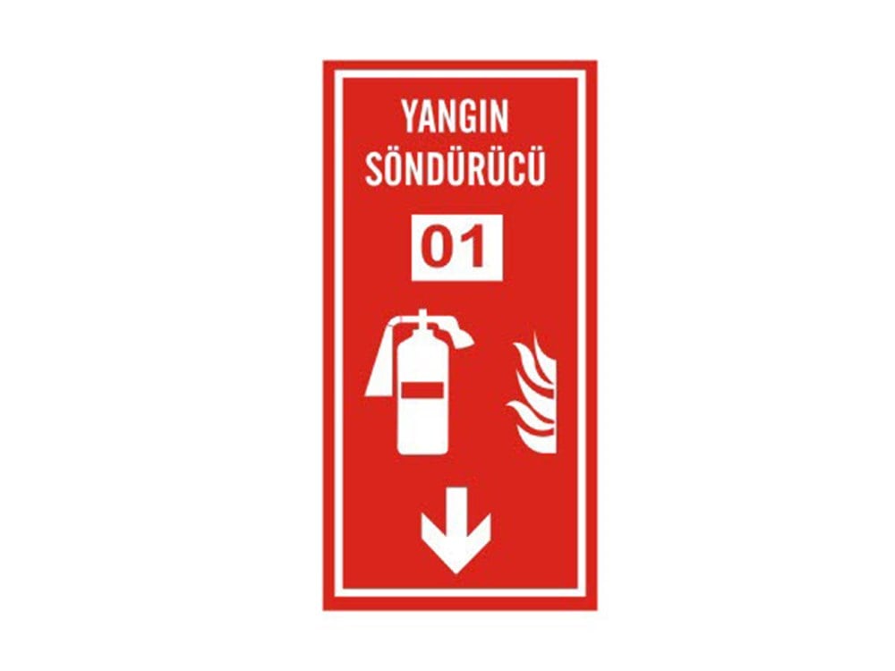 Yangın Söndürücü Levhası