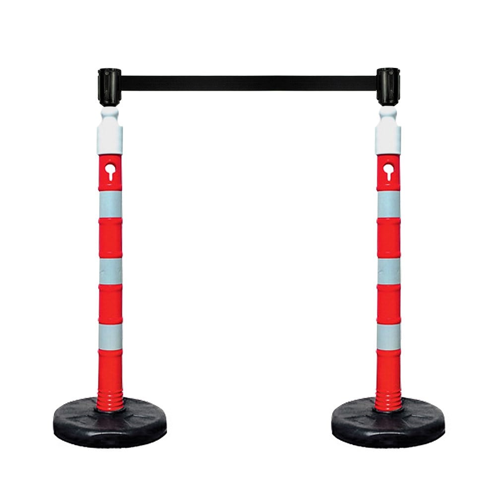 Yönlendirme Şerit Bariyer, Uyarı Dikmesi ve İkaz Mekanizması SetiCOVID-19 Alan Kontrolü