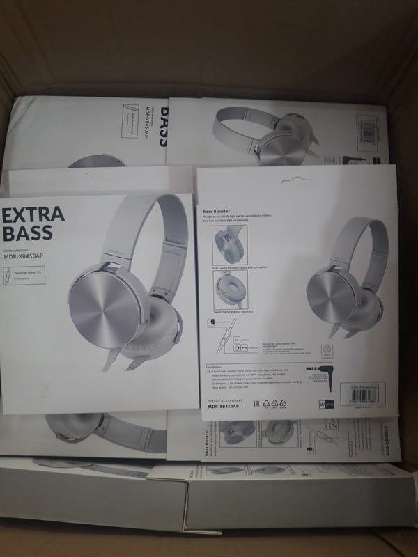 MDR-XB450AP Extra Bass Mikrofonlu Kulaklık Siyah ve Beyaz renk