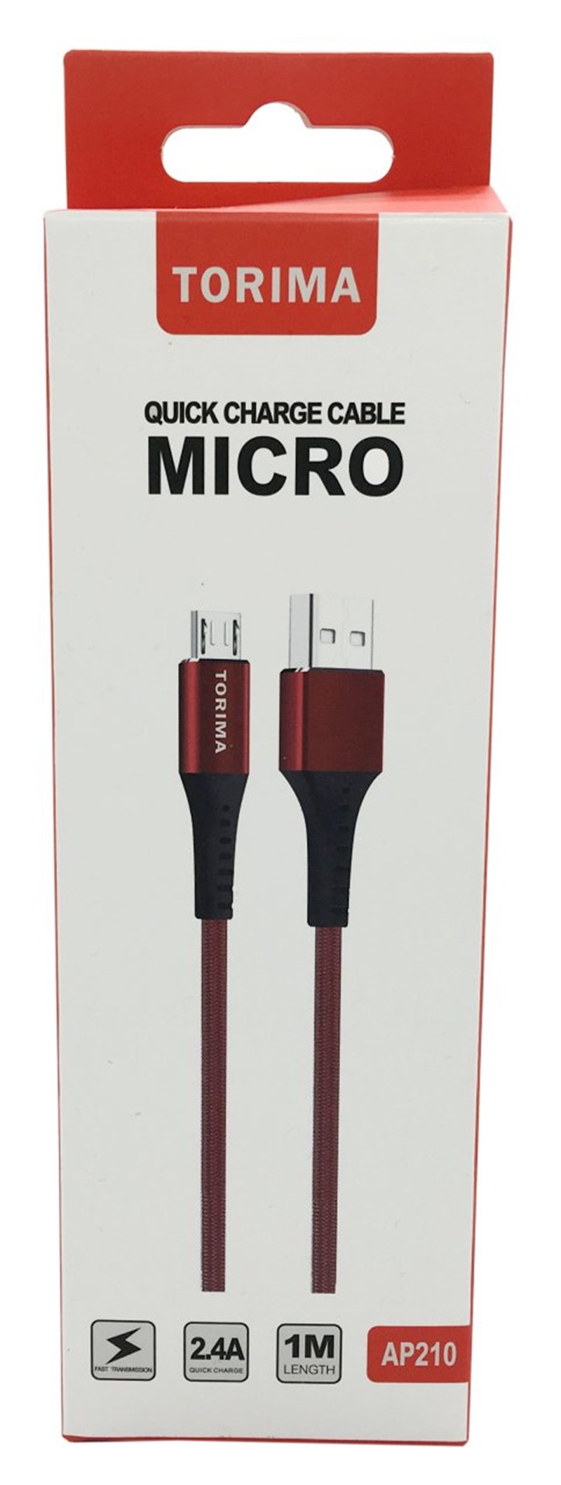 Torima 2.4A Micro Halat Şarj-Data Kablosu