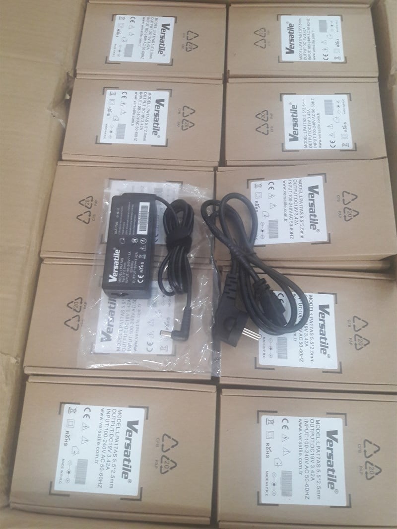 VERSATİLE 65W LPA07AS 19V 3.42A 4.0*1.35 LAPTOP ADAPTÖRÜ