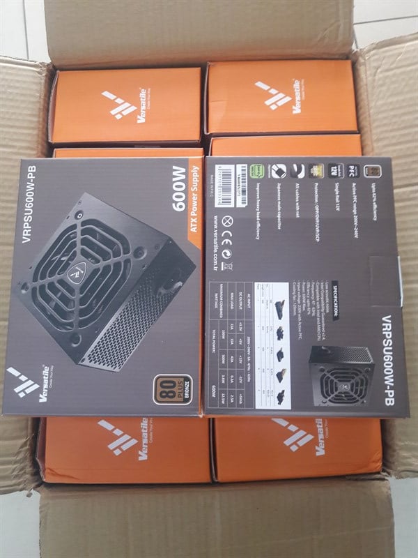 Versatile VR-PSU600WFM-PG 600W 80+ Gold Güç Kaynağı