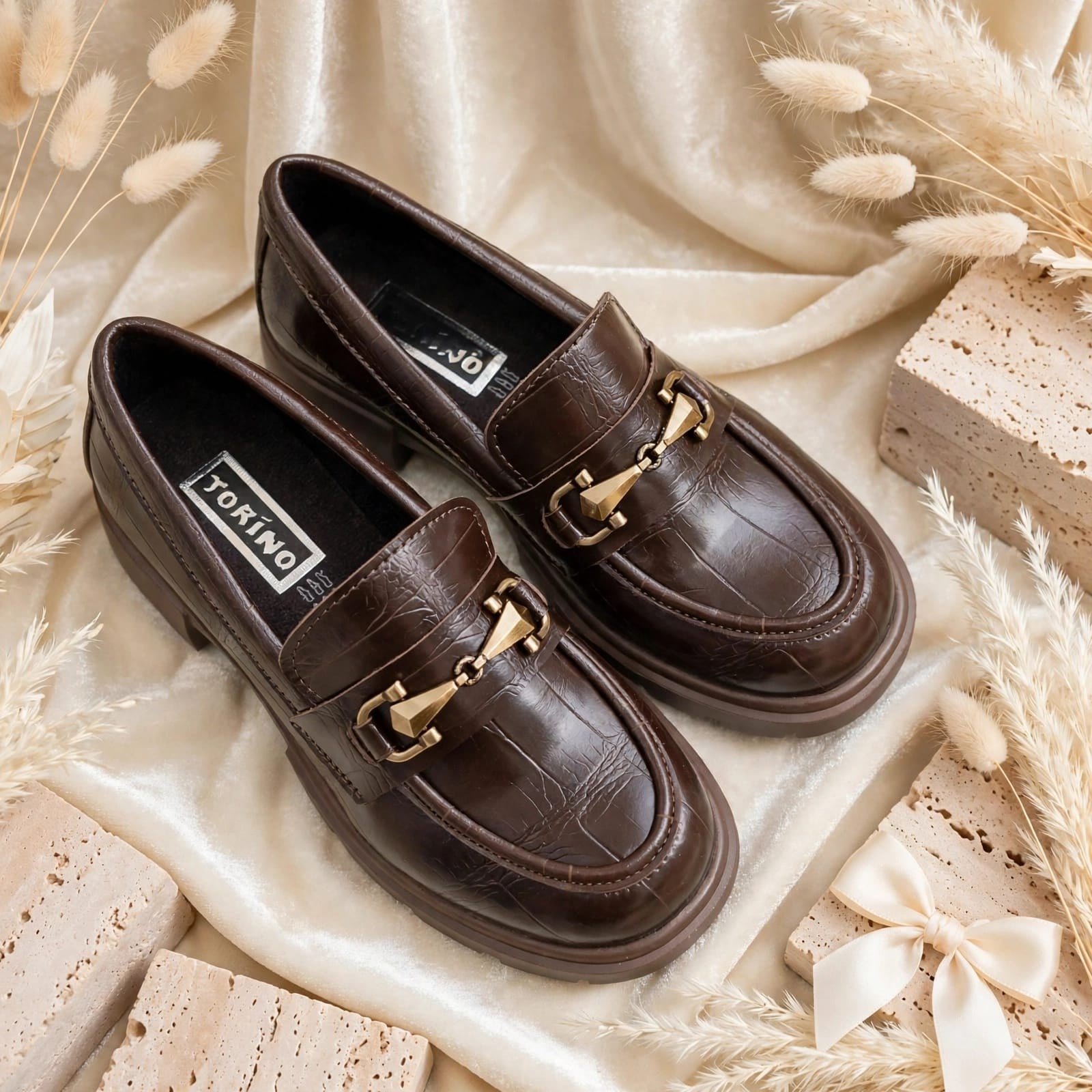 0071 LF27 KAHVE CROCO