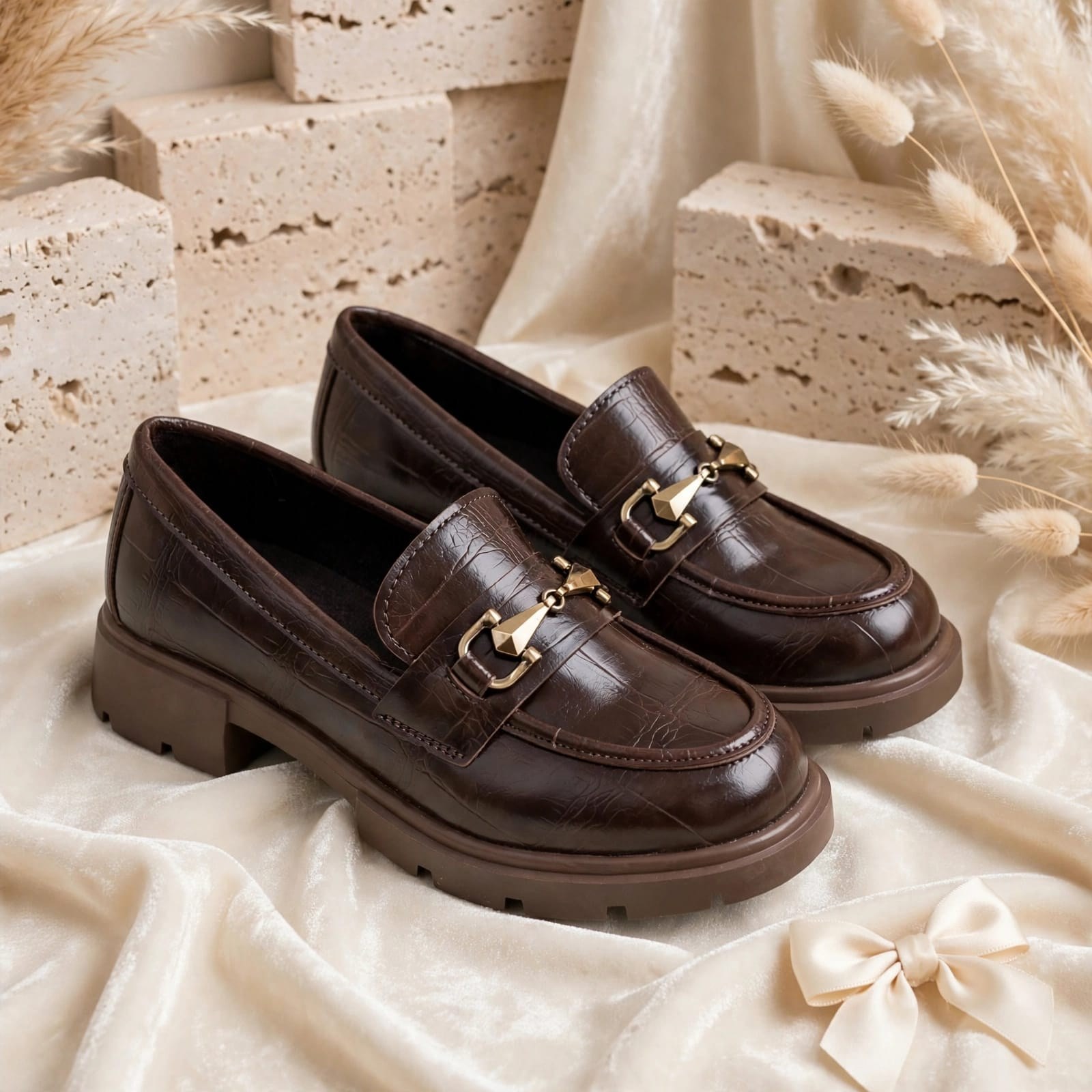 0071 LF27 KAHVE CROCO