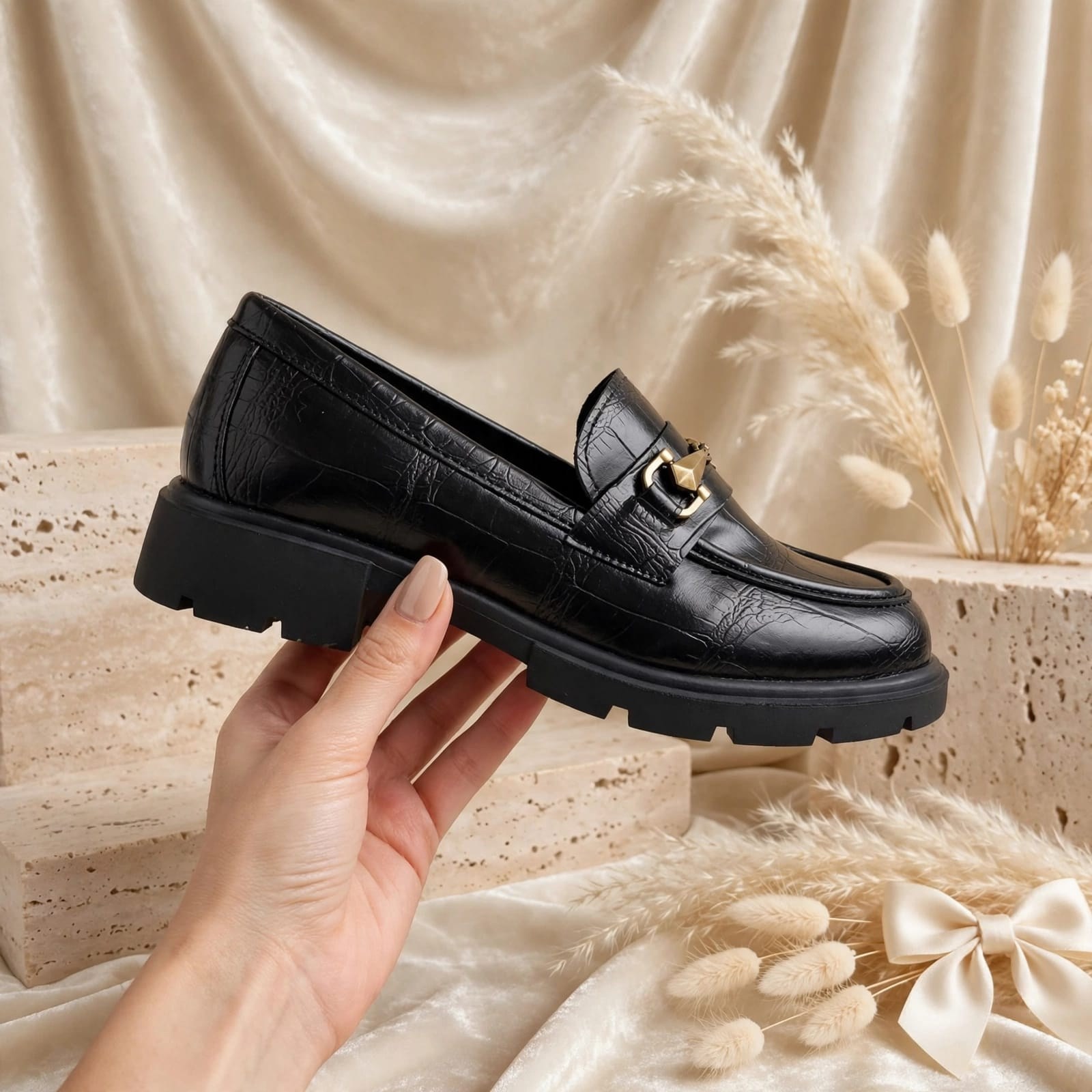 0071 LF27 SİYAH CROCO