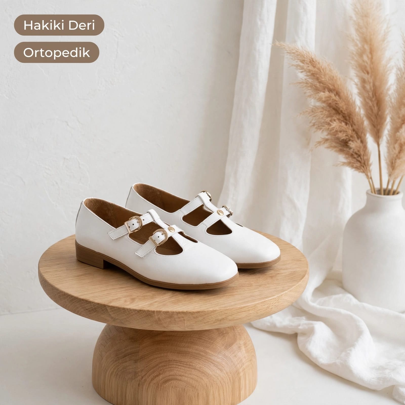 0184 1023 BEYAZ DERİ