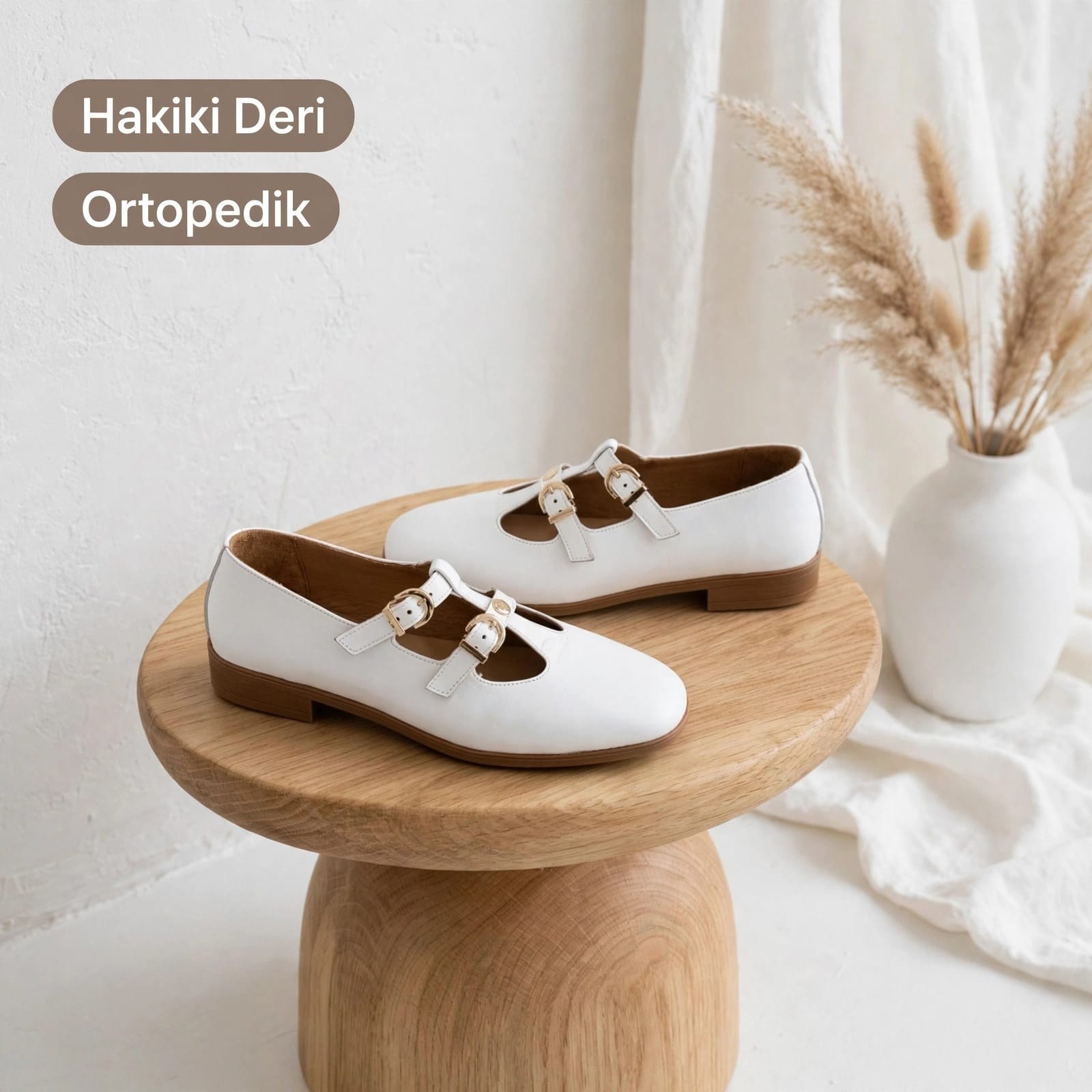 0184 1023 BEYAZ DERİ