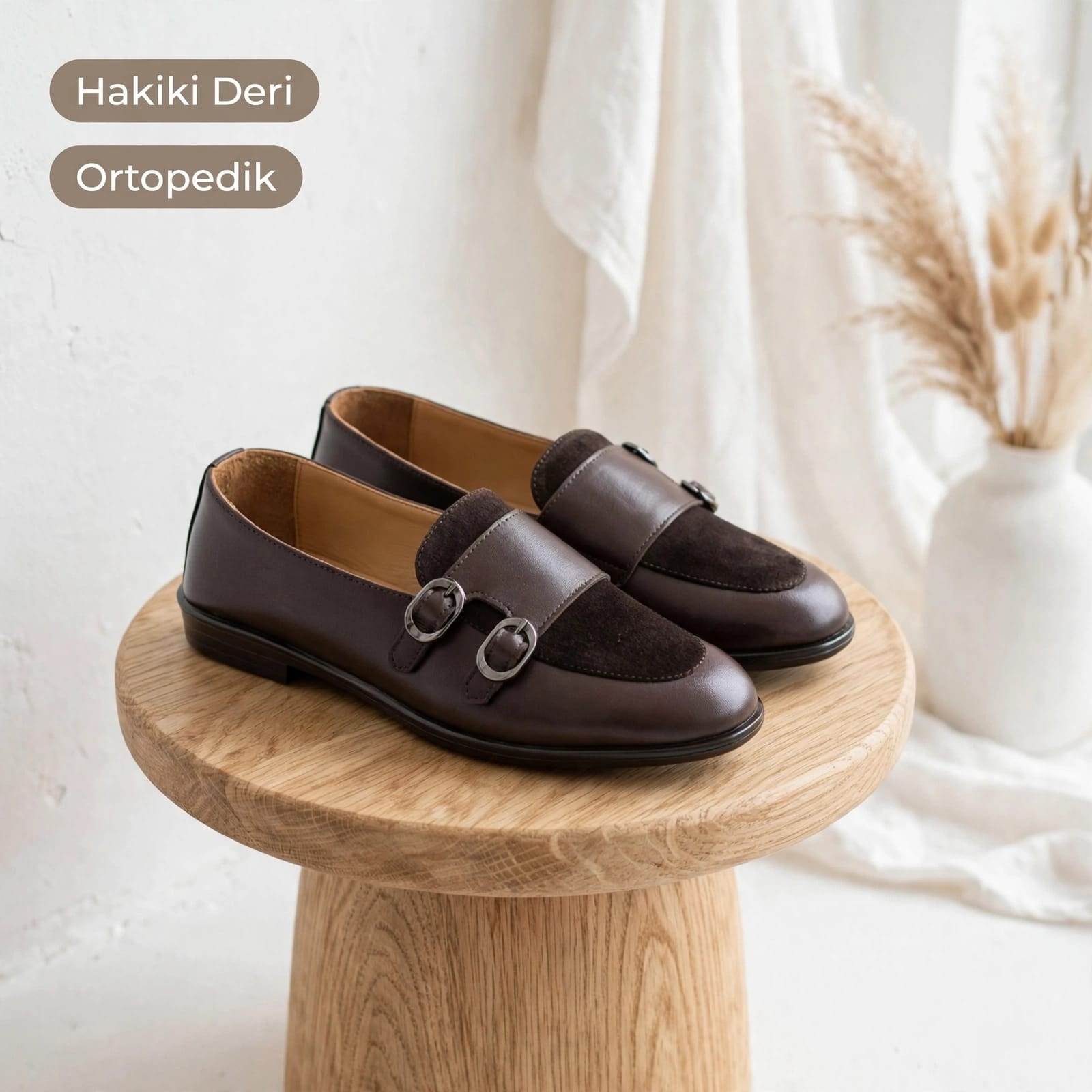 0184 114 KAHVE DERİ