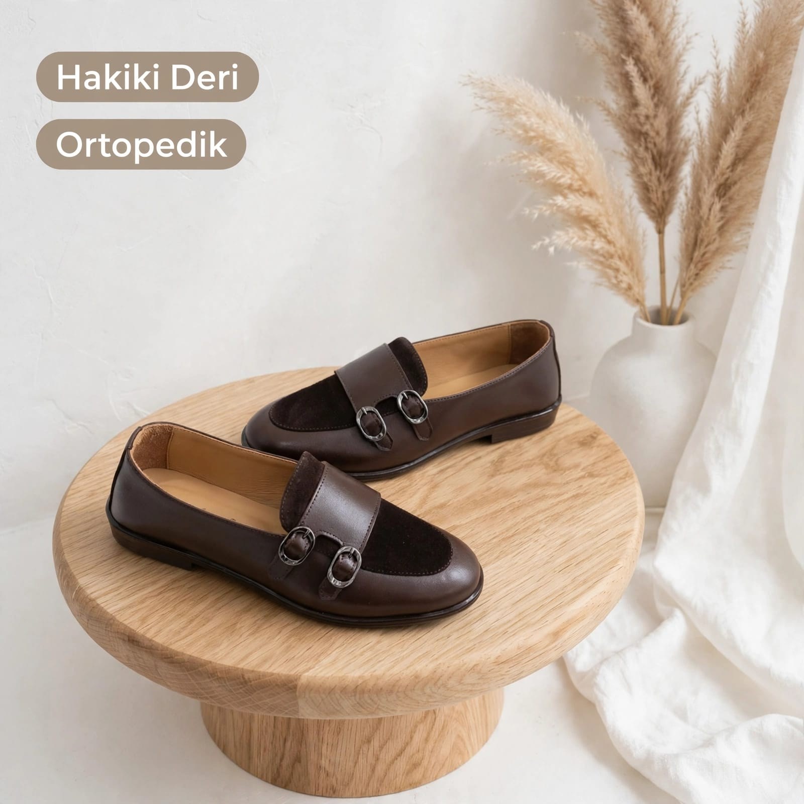 0184 114 KAHVE DERİ