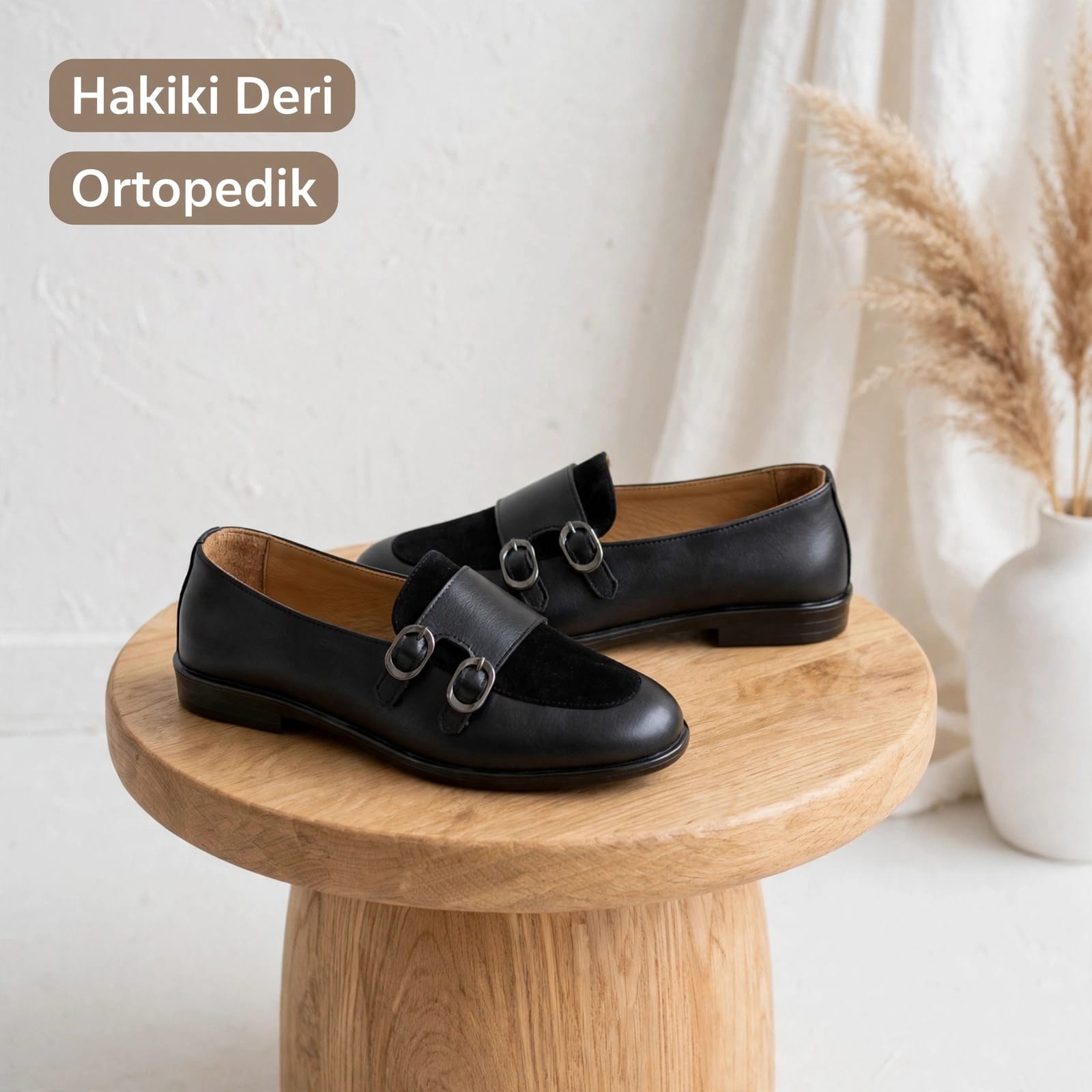 0184 114 SİYAH DERİ