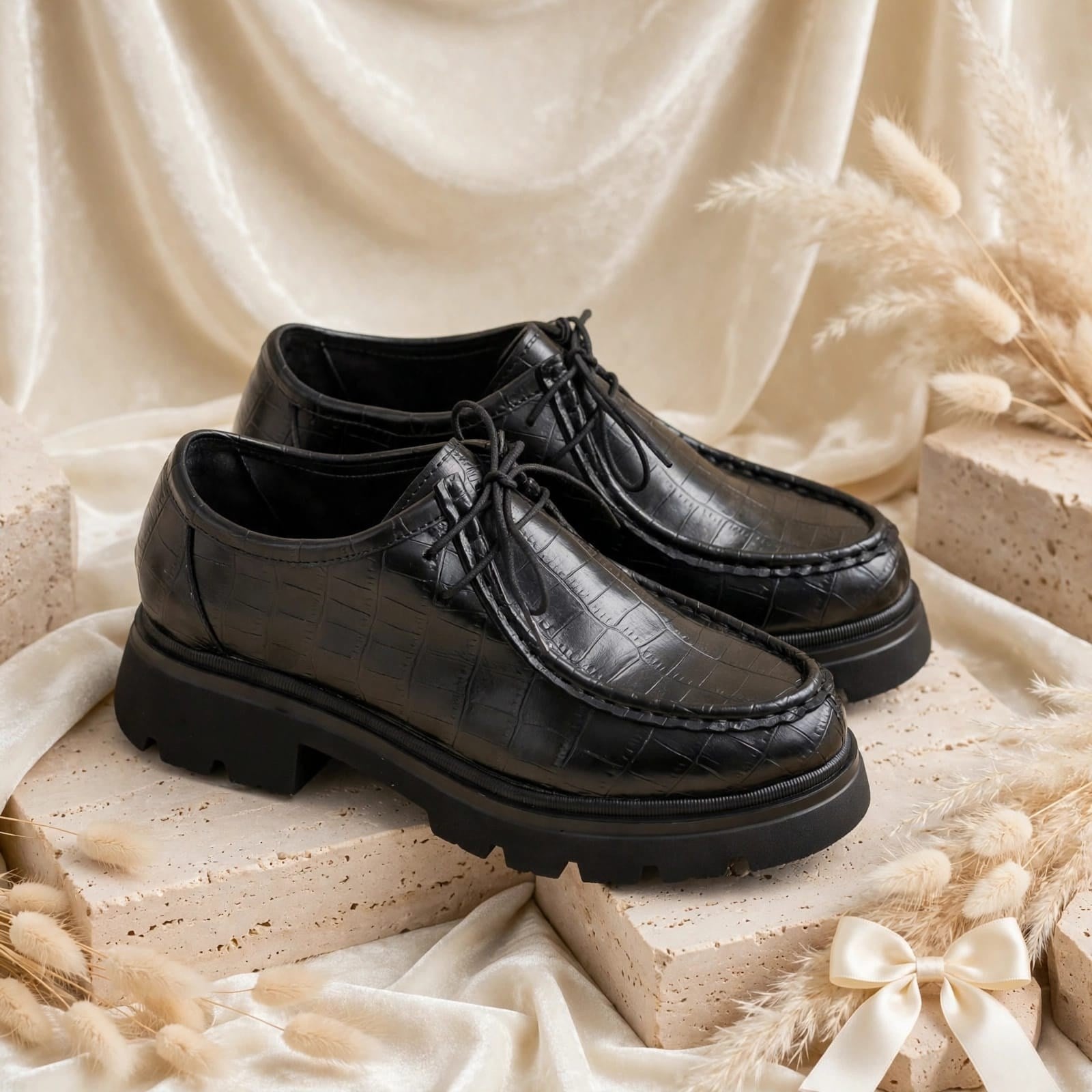 0198 422-4008 SİYAH CROCO