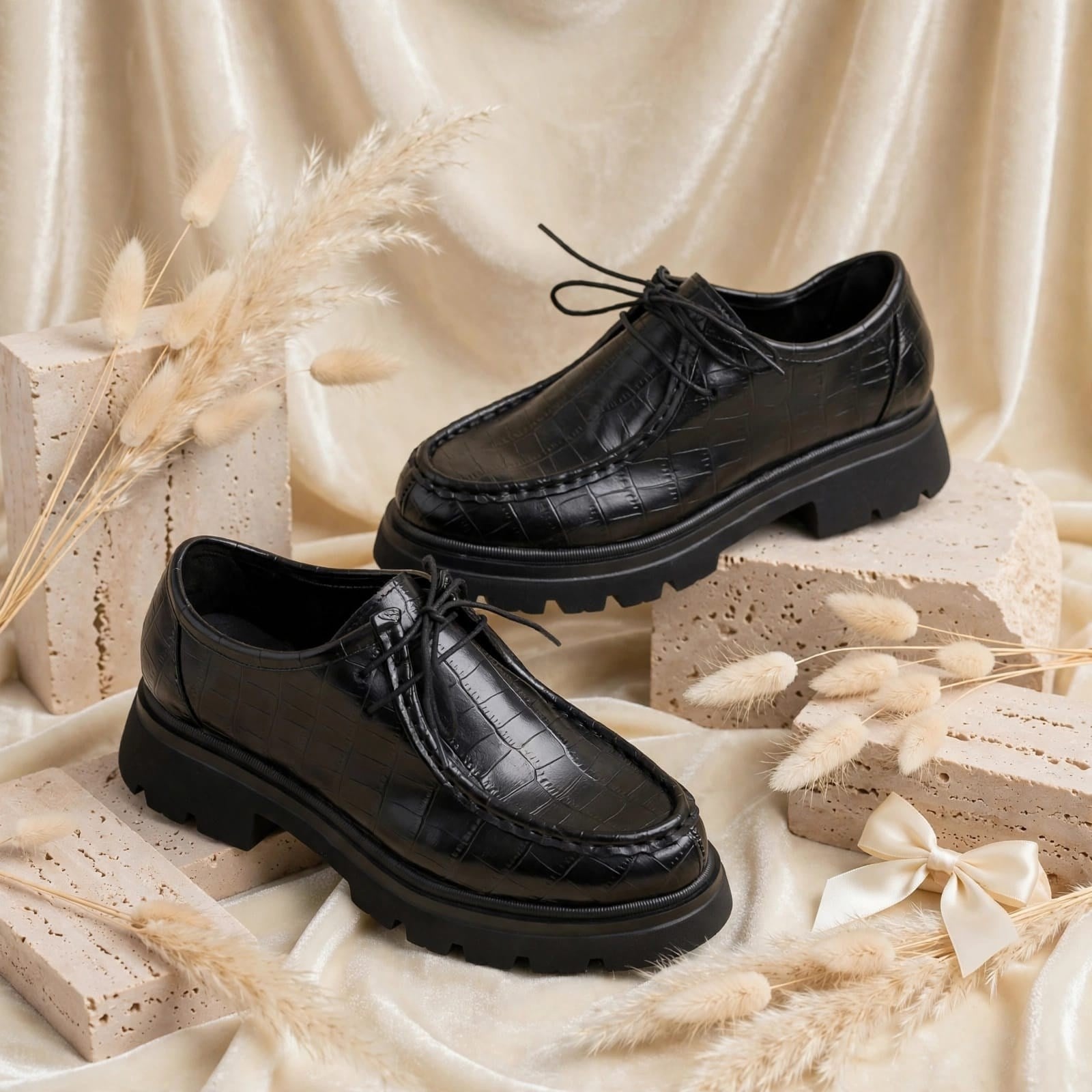 0198 422-4008 SİYAH CROCO