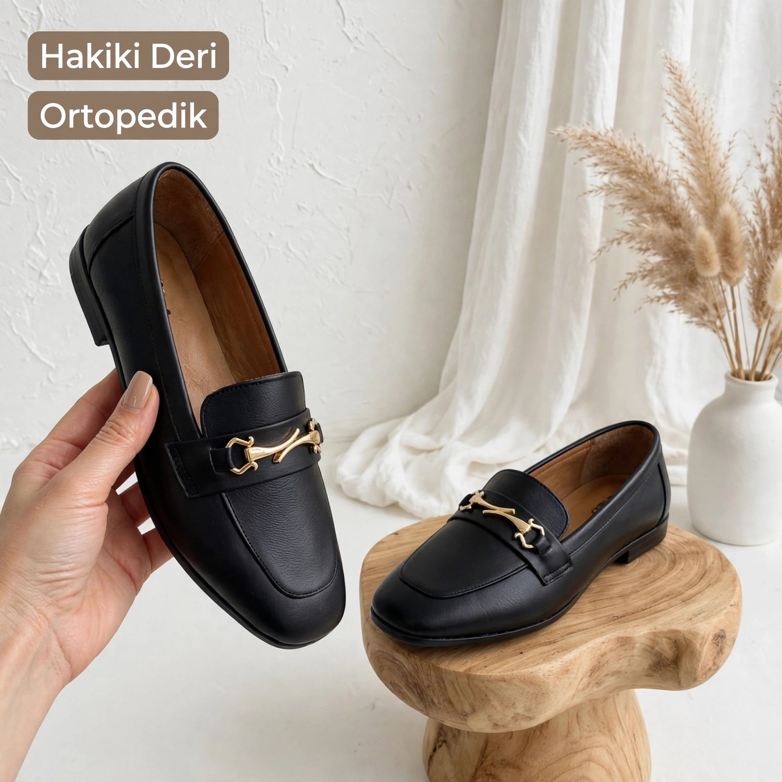 0217 5032 SİYAH DERİ