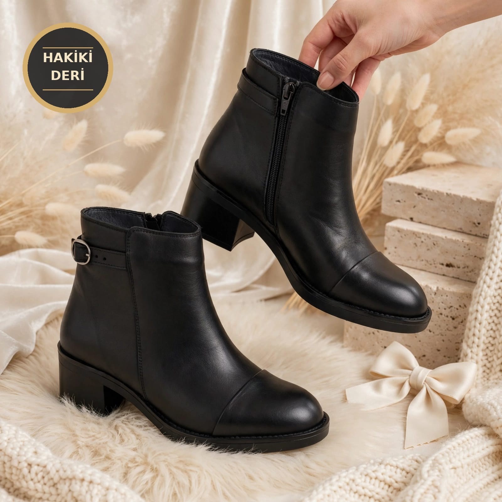0261 1450 SİYAH DERİ