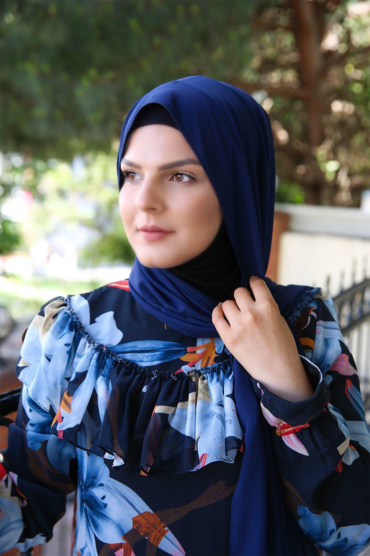 BONNET INTÉGRAL HIJAB NOIR