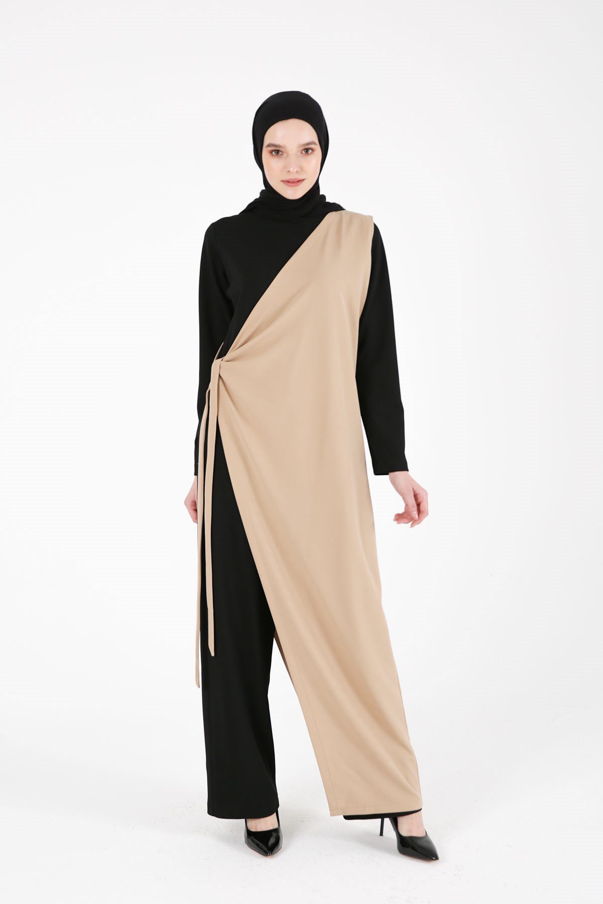 COMBI DY BI-COLOR BLACK&NUDE