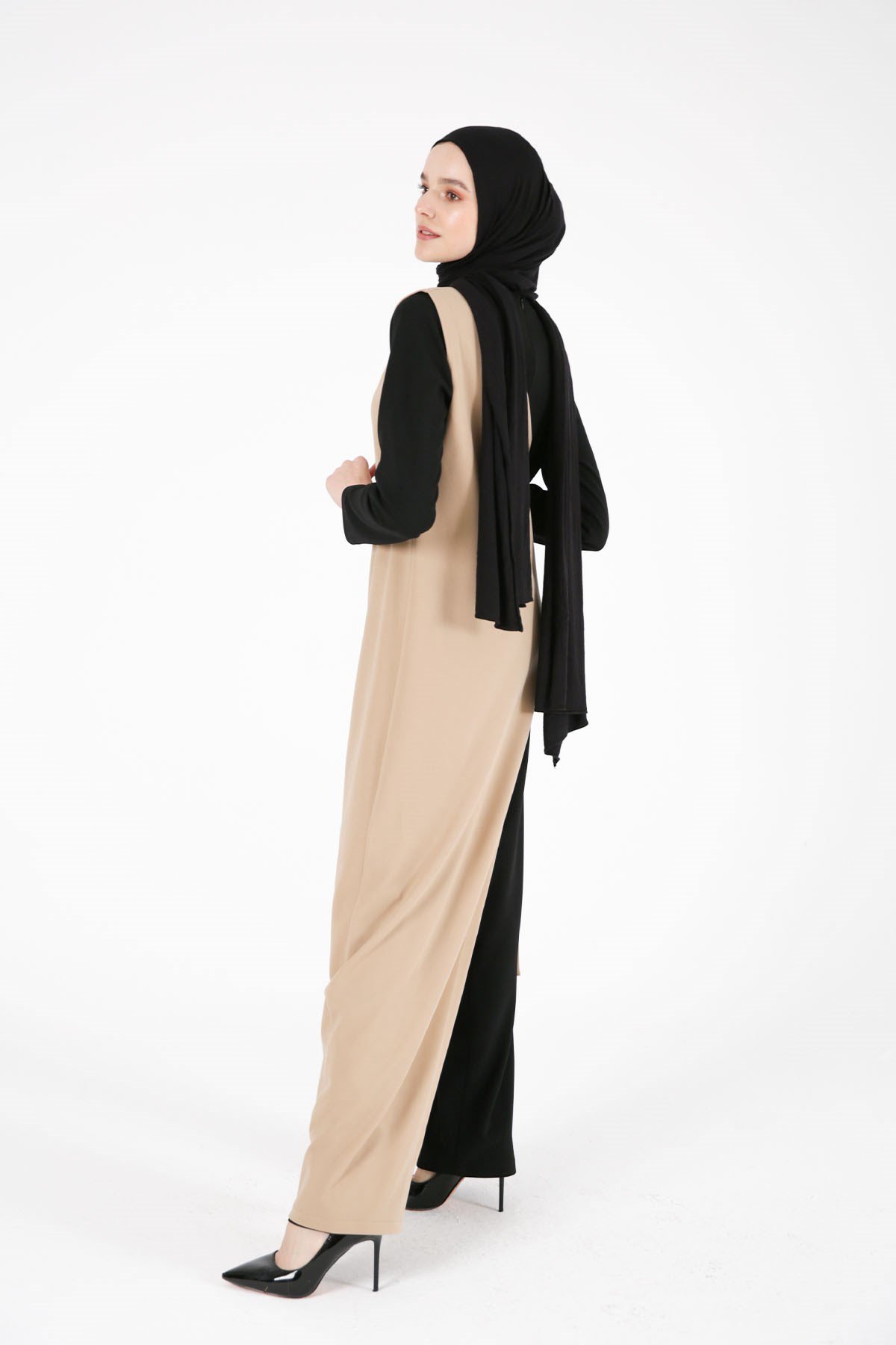 COMBI DY BI-COLOR BLACK&NUDE