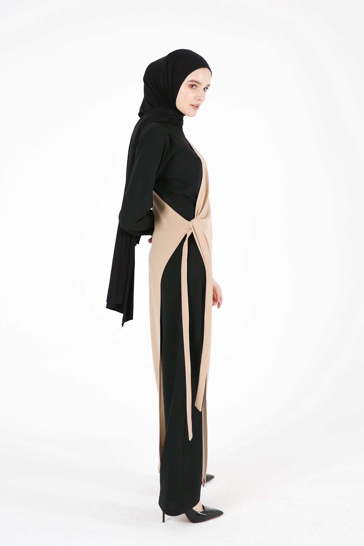 COMBI DY BI-COLOR BLACK&NUDE