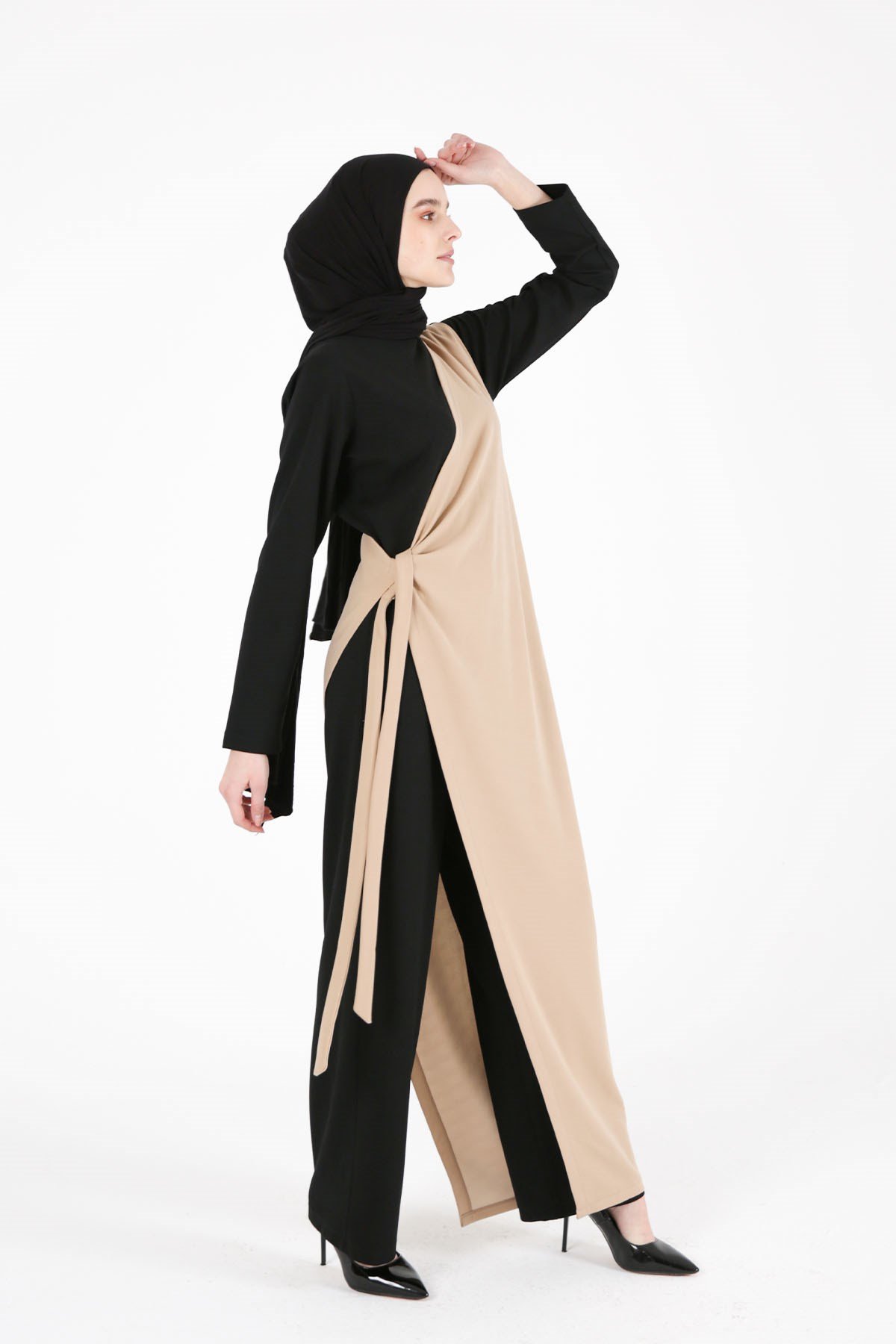 COMBI DY BI-COLOR BLACK&NUDE