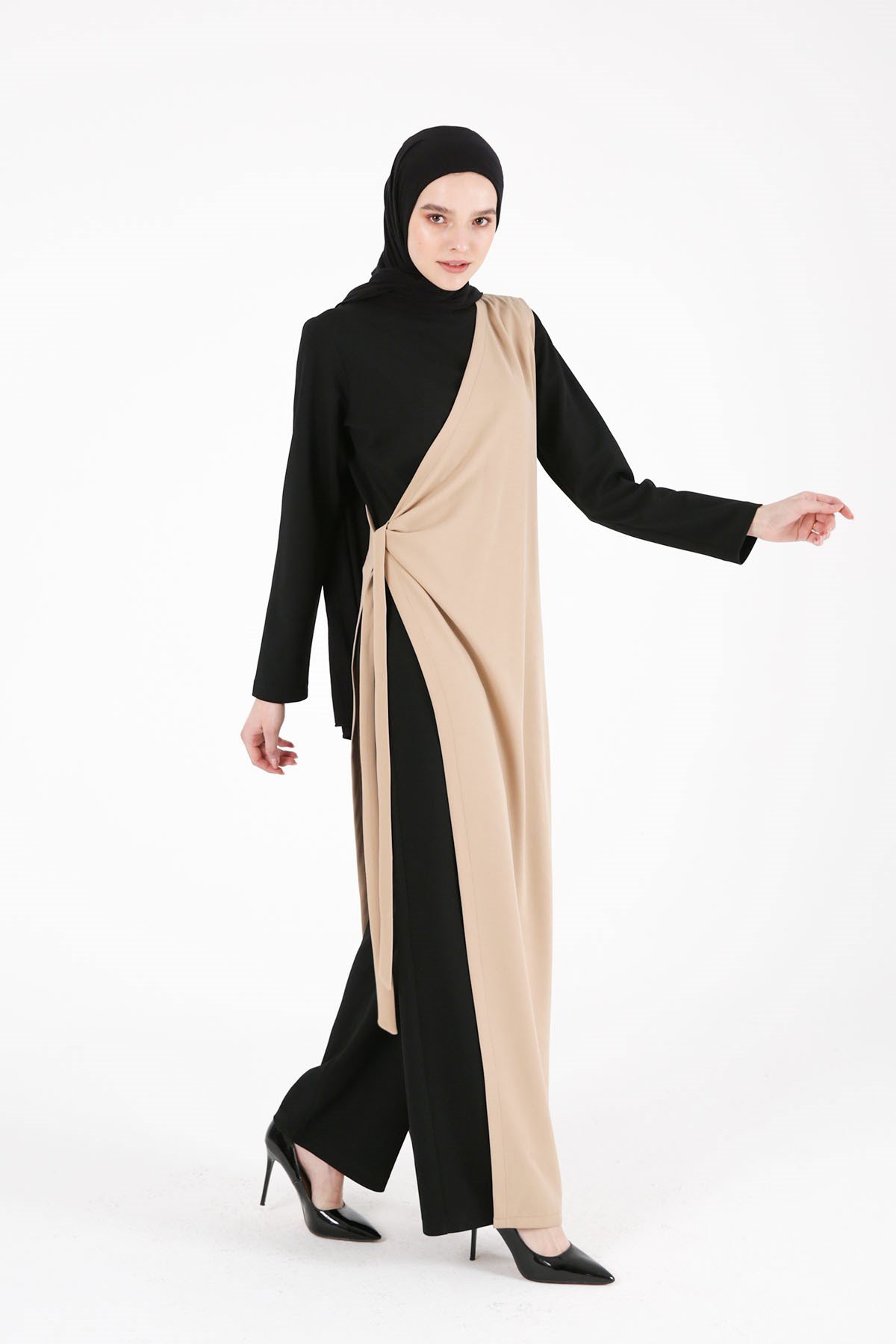 COMBI DY BI-COLOR BLACK&NUDE