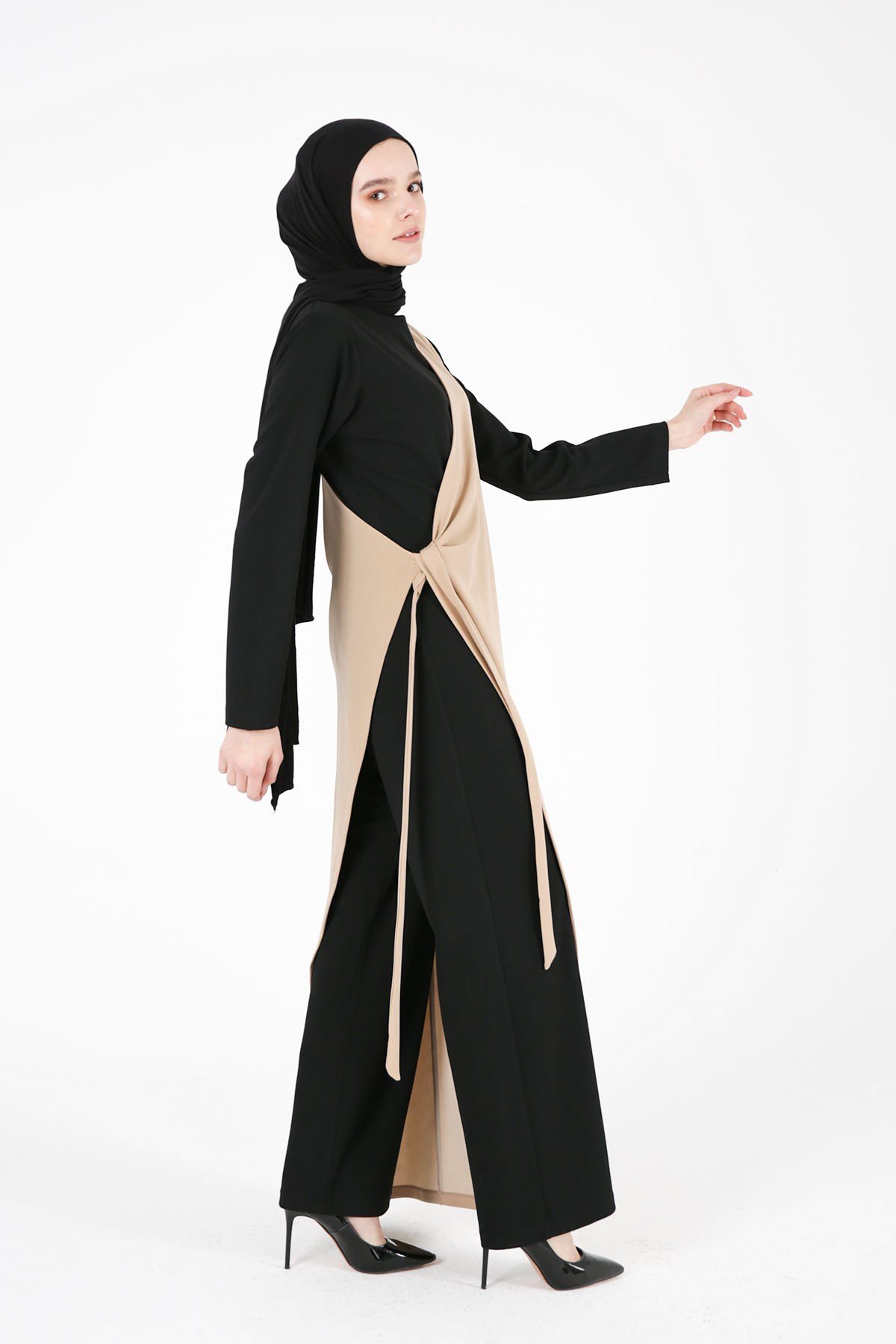 COMBI DY BI-COLOR BLACK&NUDE